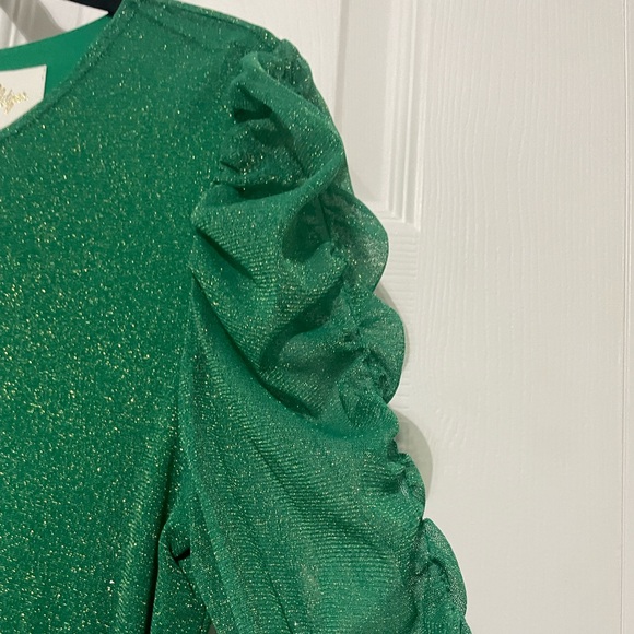 NWT Lilly Pulitzer Preslie Long Sleeve Mesh Midi Dress - Size Large - Picture 2 of 5